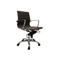 thumbnail image 1 of J & M Furniture 176521 Comfy Low Back Brown Office Chair, 1 of 1