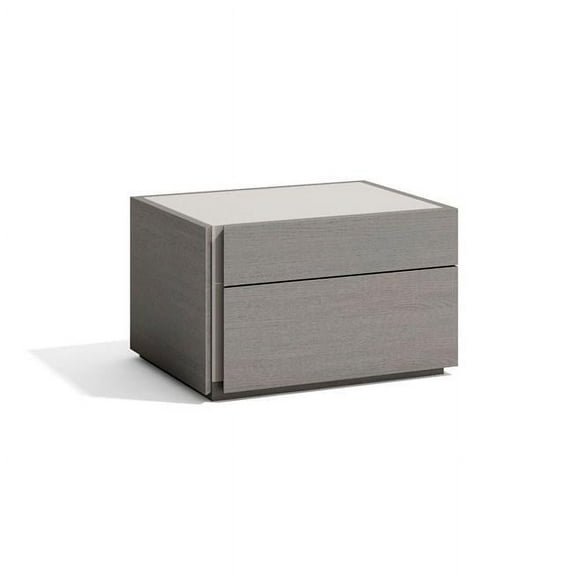 J&M Furniture 17865-NSL Porto Left Facing Night Stand - Grey
