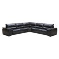 thumbnail image 1 of J & M Furniture 18138 Romeo Premium Leather Sectional - Black, 1 of 1