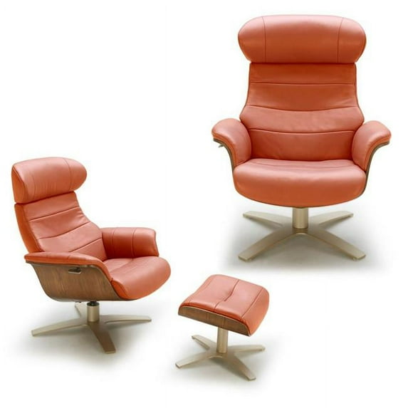 J & M Furniture 18147-C Karma Chair in Pumpkin