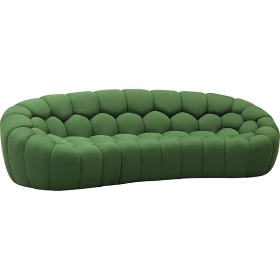 J&M Furniture 18442-GN-S Fantasy Sofa, Green