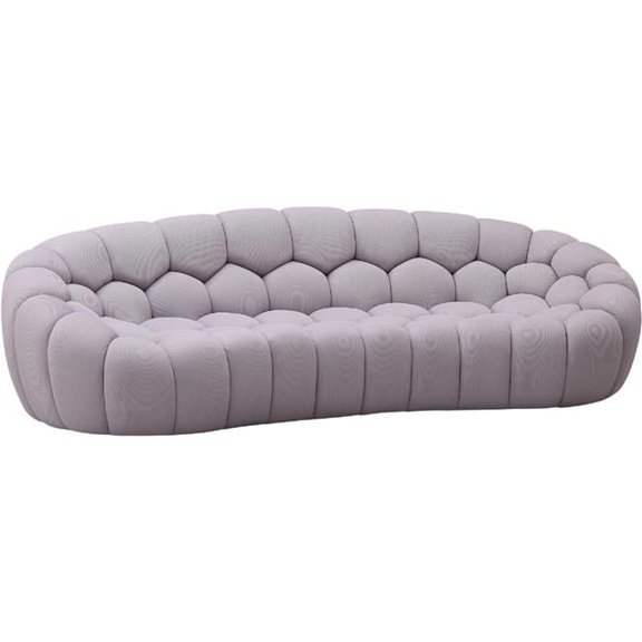 J&M Furniture 18442-GR-S Fantasy Sofa, Grey