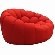 J&M Furniture 18442-R-C Fantasy Chair, Red