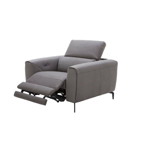 J&M Furniture 18823-C Lorenzo Grey Fabric Chair