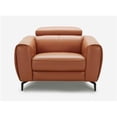 thumbnail image 1 of J&M Furniture 1882411-C Lorenzo Premium Italian Leather Chair - Caramel - 44 x 41-62 x 30-38 in., 1 of 1