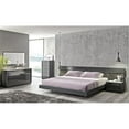 thumbnail image 1 of J & M Furniture  Braga Left Facing Night Stand - Grey Lacquer, 1 of 1