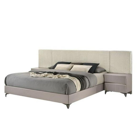 J&M Furniture 16844-K Grace Bed - King Size