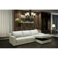 thumbnail image 1 of J&M Furniture Leather Sleeper Sectional, 1 of 2