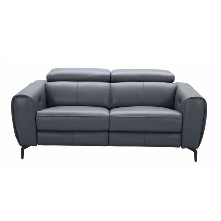 J&M Furniture Lorenzo Sofa in Blue Grey