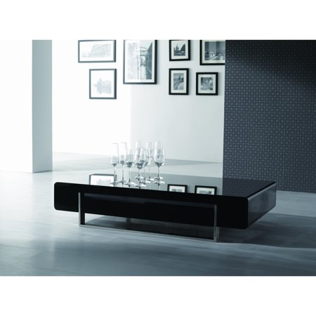 J&M Furniture Modern Coffee Table 902A in Dark Oak