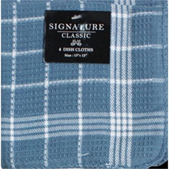 DISHCLOTH JM 4PK WW BLUE