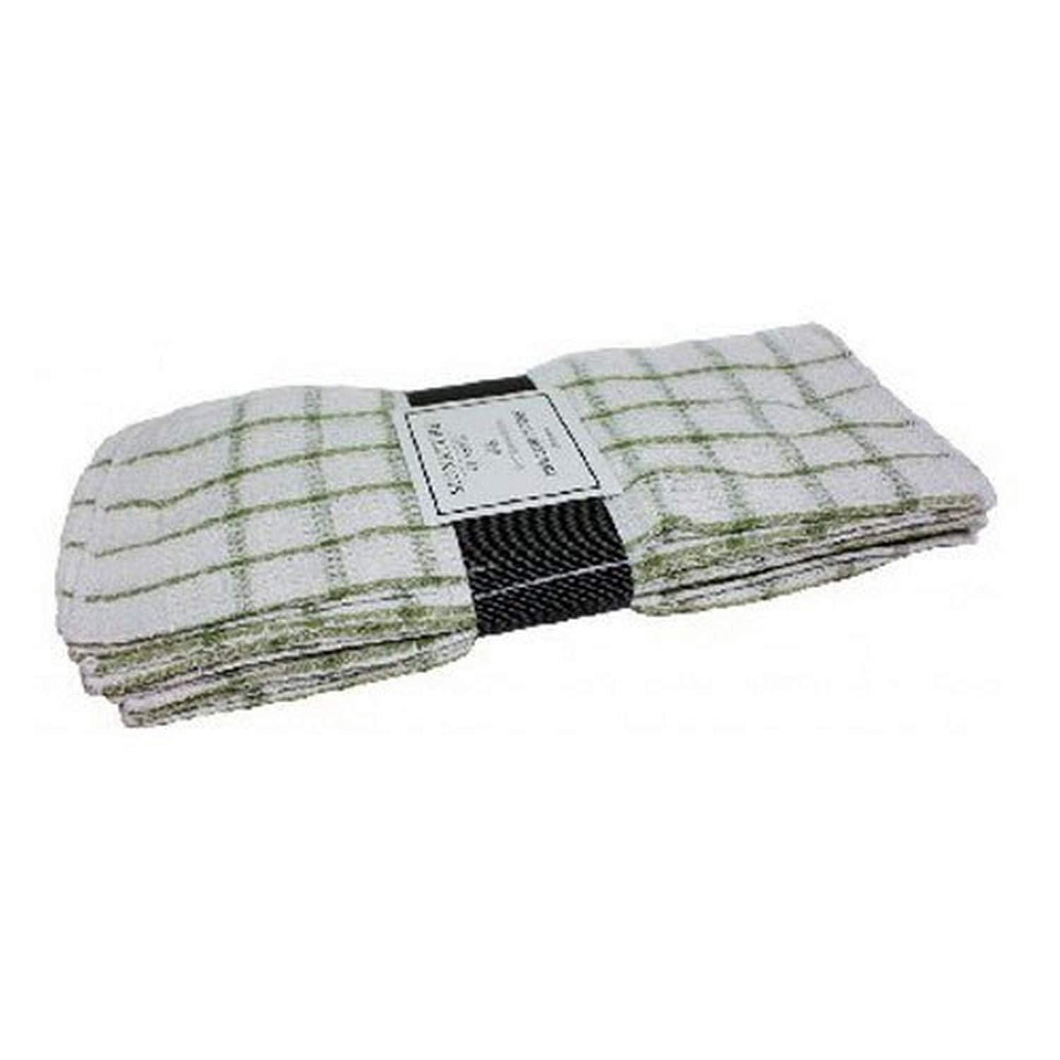 J & M HOME FASHIONS 7421 12PK Check Dish Cloth - Walmart.com