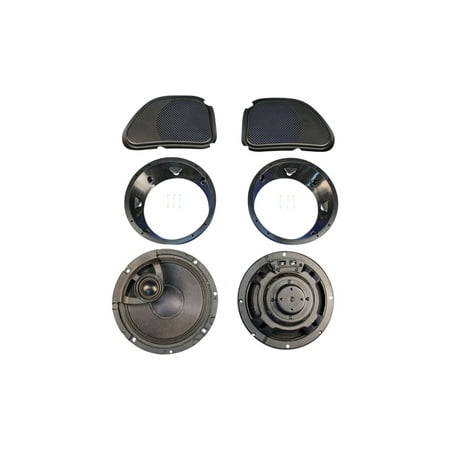 J&M HR13-6582TW-XRP ROKKER XRP 6.58in. Fairing Speaker Kit with Hi-Output PEI Tweeter