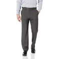thumbnail image 1 of Men's Haggar® Premium Classic-Fit Flat-Front Stretch Suit Pants Color: Dark Gray Weave Size: 32X30, 1 of 3