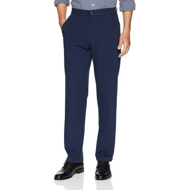 J.M. Haggar Mens Luxury Comfort Classic Fit Stretch Chino Pant