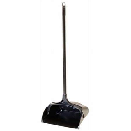 J & M Home Fashions 209282 Lobby Dust Pan, Black