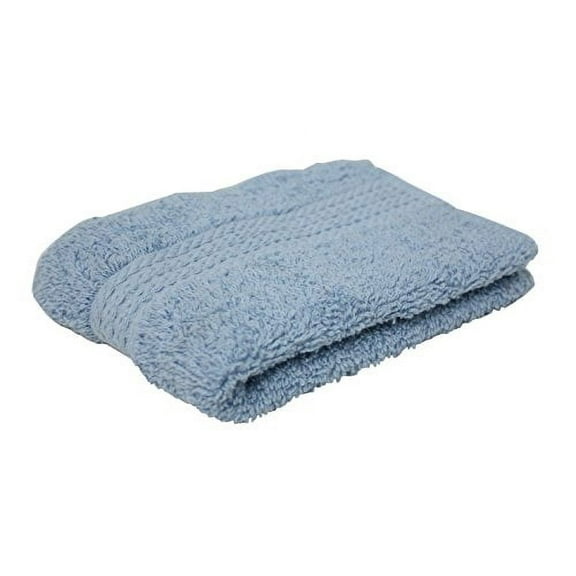 J & M Home Fashions 8632 Smoke Blue Provence Washcloth