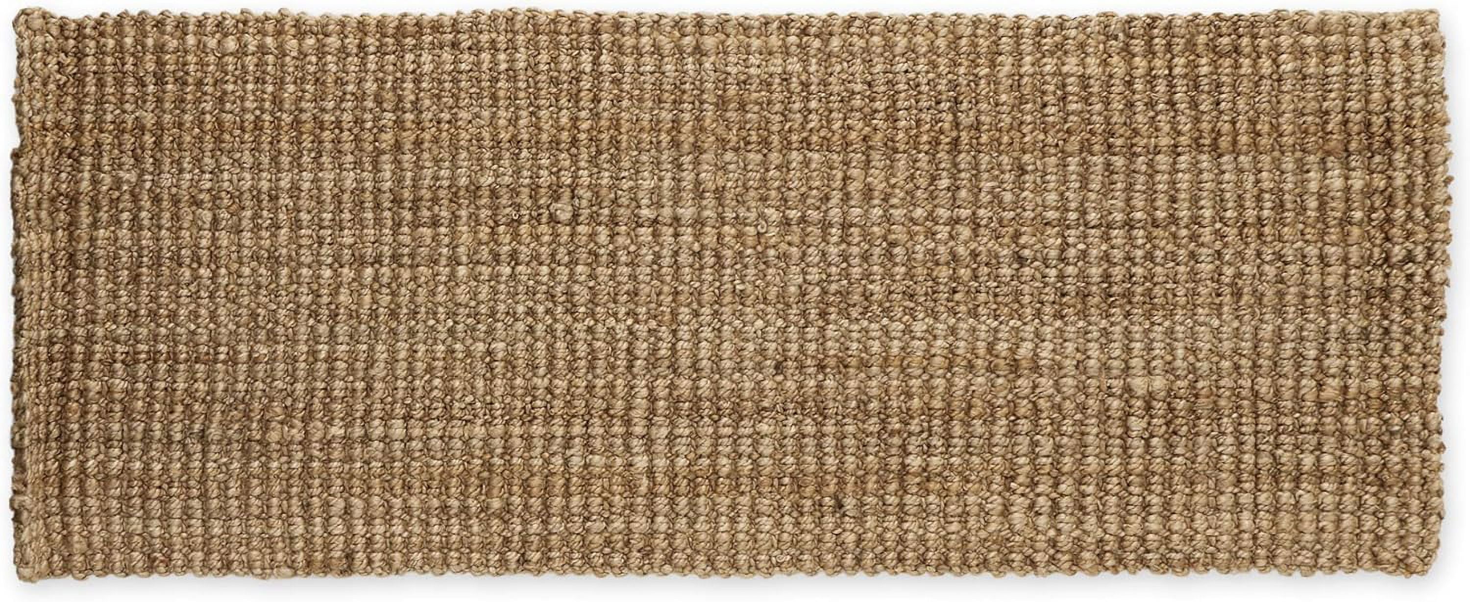 J & M Home Fashions EcoFriendly Sturdy Rolled Natural Indoor/Outdoor Jute Rug, 22X60", 1Piece
