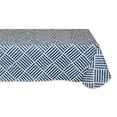 thumbnail image 1 of J&M Navy Grid Vinyl Tablecloth 60x102, 1 of 3