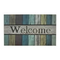 thumbnail image 1 of J&M Painted Fence Welcome Printed Flocked Doormat 18x30, 1 of 4