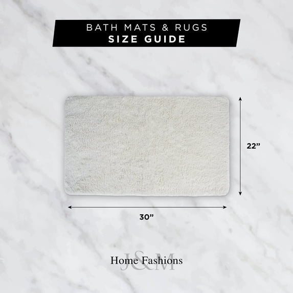 J&M Smoke Blue Bath Rug