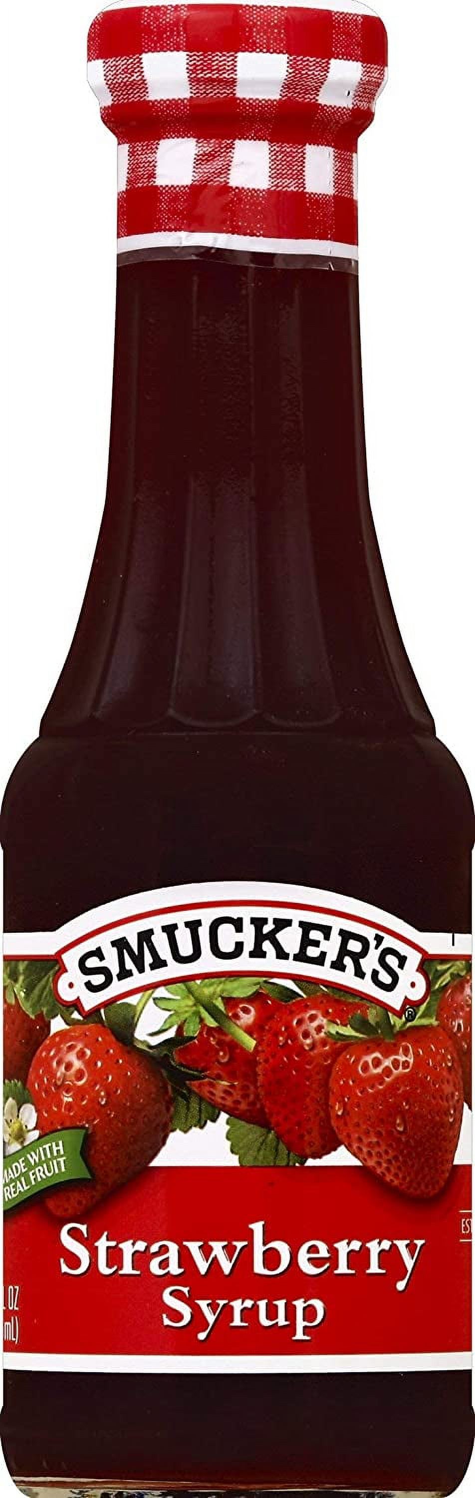 J.M.Smucker Ripon Natural Syrup, Strawberry, 12Ounce (Pack of 6