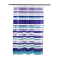 thumbnail image 1 of J & M Home Fashions Printed Vinyl Shower Curtain -  Stripes, 1 of 2