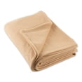 thumbnail image 1 of J&M Tan Fleece Blanket King 108x90, 1 of 3