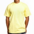 thumbnail image 1 of J. METHOD Men's Basic T Shirt – Short Sleeve Crewneck Soft Solid Tee Casual Top Tshirt NEMT119 Yellow 2XL, 1 of 1