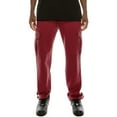 thumbnail image 1 of J. METHOD Men’s Cargo Pants Lightweight Comfy Jogger Fleece Elastic Waistband Workout Casual Active Sports Sweatpants NEMP17 Burgundy M, 1 of 2