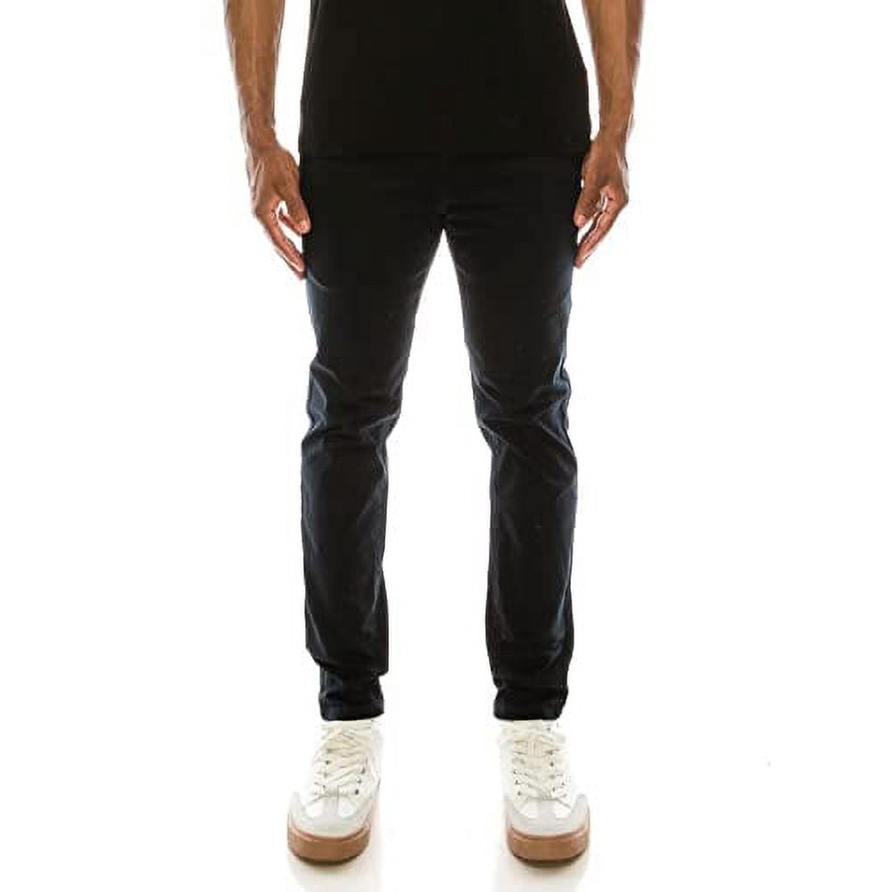 J. METHOD Men’s Chino Pants Basic Classic Slim Fit Twill Stretch Solid ...