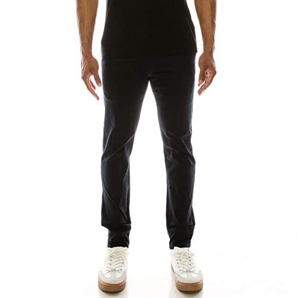 J. METHOD Men’s Chino Pants Basic Classic Slim Fit Twill Stretch Solid ...