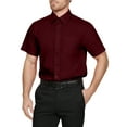 thumbnail image 1 of J. METHOD Men's Classic Regular Fit Button Down Short Sleeve Solid Color Dress Shirts S-5XL, 1 of 5