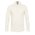 thumbnail image 1 of J. METHOD Men's Classic Slim Fit Button Down Long Sleeve Solid Color Dress Shirts S-2XL [NEMT104], 1 of 4