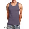 thumbnail image 1 of J. METHOD Men's Comfy Ribbed Knit A-Shirts Undershirts Tank Tops S-5XL [NEMT105], 1 of 3