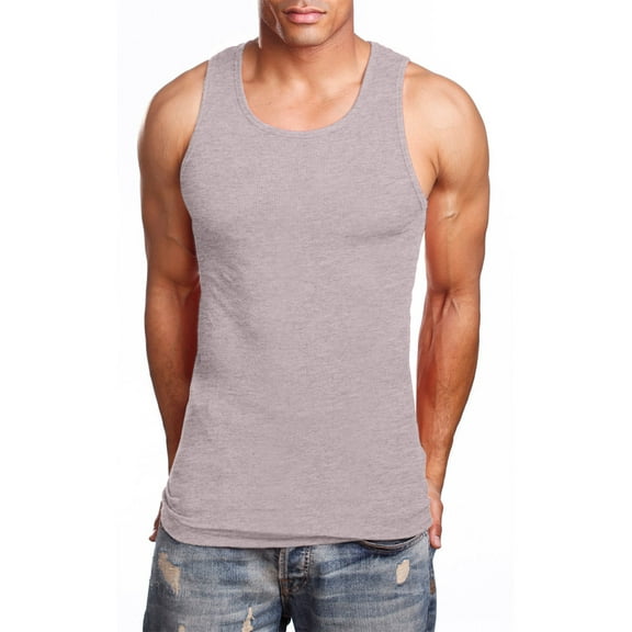 J. METHOD Men's Comfy Ribbed Knit A-Shirts Undershirts Tank Tops S-5XL [NEMT105]