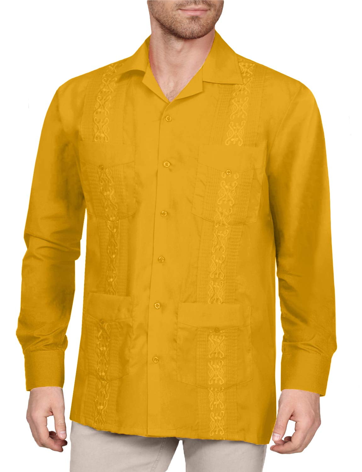 Vintage Fresh Threadz Shirt Jacket Mens XL Mustard Yellow