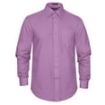 thumbnail image 1 of J. METHOD Men's Premium Fabric Solid Color Long Sleeve Regular Fit Dress Shirts S-5XL [NEMT103], 1 of 1