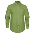 thumbnail image 1 of J. METHOD Men's Premium Fabric Solid Color Long Sleeve Regular Fit Dress Shirts S-5XL [NEMT103], 1 of 1