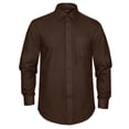 thumbnail image 1 of J. METHOD Men's Premium Fabric Solid Color Long Sleeve Regular Fit Dress Shirts S-5XL [NEMT103], 1 of 1