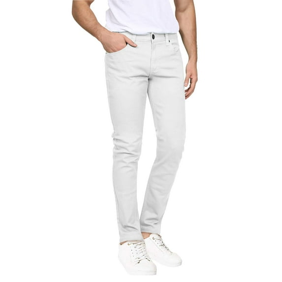 J. METHOD Men's Skinny Jeans Stretch Slim Fit Classic Basic Solid Casual Colored Denim Pants