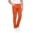 thumbnail image 1 of J. METHOD Men's Skinny Jeans Stretch Slim Fit Classic Basic Solid Casual Colored Denim Pants, 1 of 5