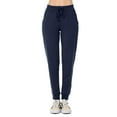 thumbnail image 1 of J. METHOD Women's Active French Terry Joggers Yoga Gym Workout Cotton Solid Sweatpants Lounge Sweat Pants with Pockets NEWP117 Eclipse M, 1 of 3