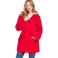 thumbnail image 1 of J. METHOD Women’s Anorak Jacket Casual Long Sleeve Utility Safari with Hood Fur Lined Parka Coat Outerwear, 1 of 7