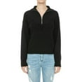 thumbnail image 1 of J. METHOD Women’s Half Zip-Up Sweater - Mock Neck Long Sleeve Mossy Knit Pullover, 1 of 1