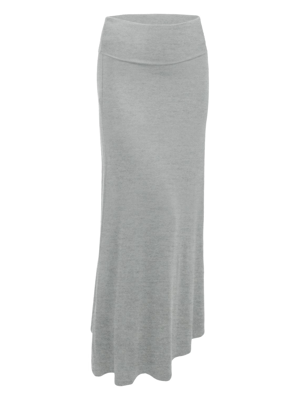 Heather gray jersey skirt hotsell