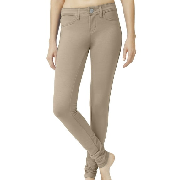 J. METHOD Women’s Skinny Pants Soft Everyday Solid Color Basic Slim Tight Fit Stretch Legging Jeggings Jeans NEWP77 Beige XL