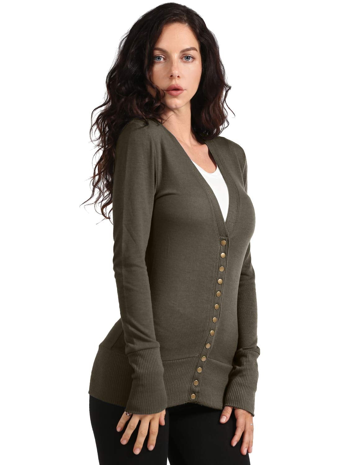Port Authority Ladies Open Front Cardigan Sweater - Soft Cotton Blend Longline Knit