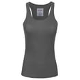 thumbnail image 1 of J. METHOD Women's Tank Top Sleeveless Racerback Basic Stretch Comfy Slim Fitted Ribbed Knit Tops Workout Yoga T Shirt NEWT386 Mid Grey S, 1 of 6