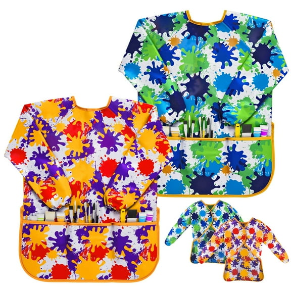 J Mark Multicolor Art Smock Child Art Apron